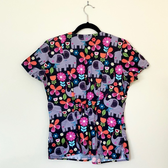 HealthPro Elephant Scrub Top - Picture 5 of 8
